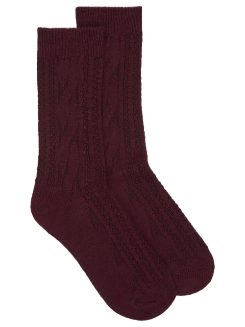 Hue CABLE KNIT BOOT SOCKS